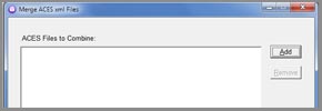 ACES XML Merge Utility