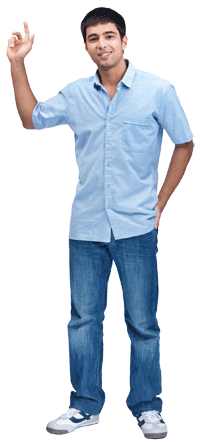 business man searching