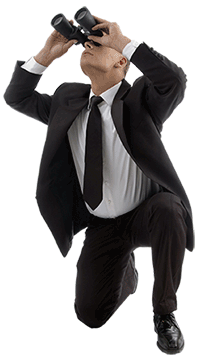 business man searching